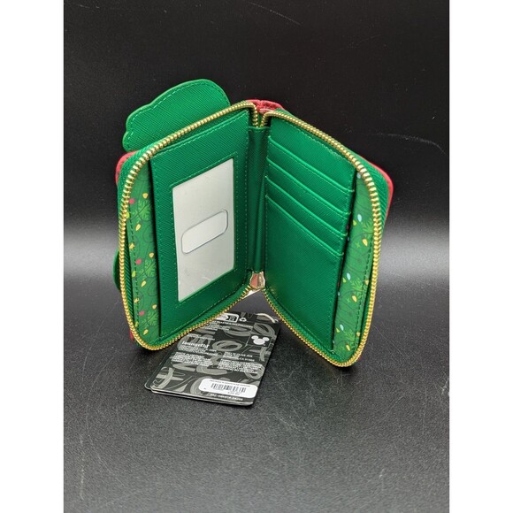 Loungefly Disney Big Hero 6 Baymax Holiday Plaid Light-Up Mini Backpack + Wallet - Picture 8 of 8